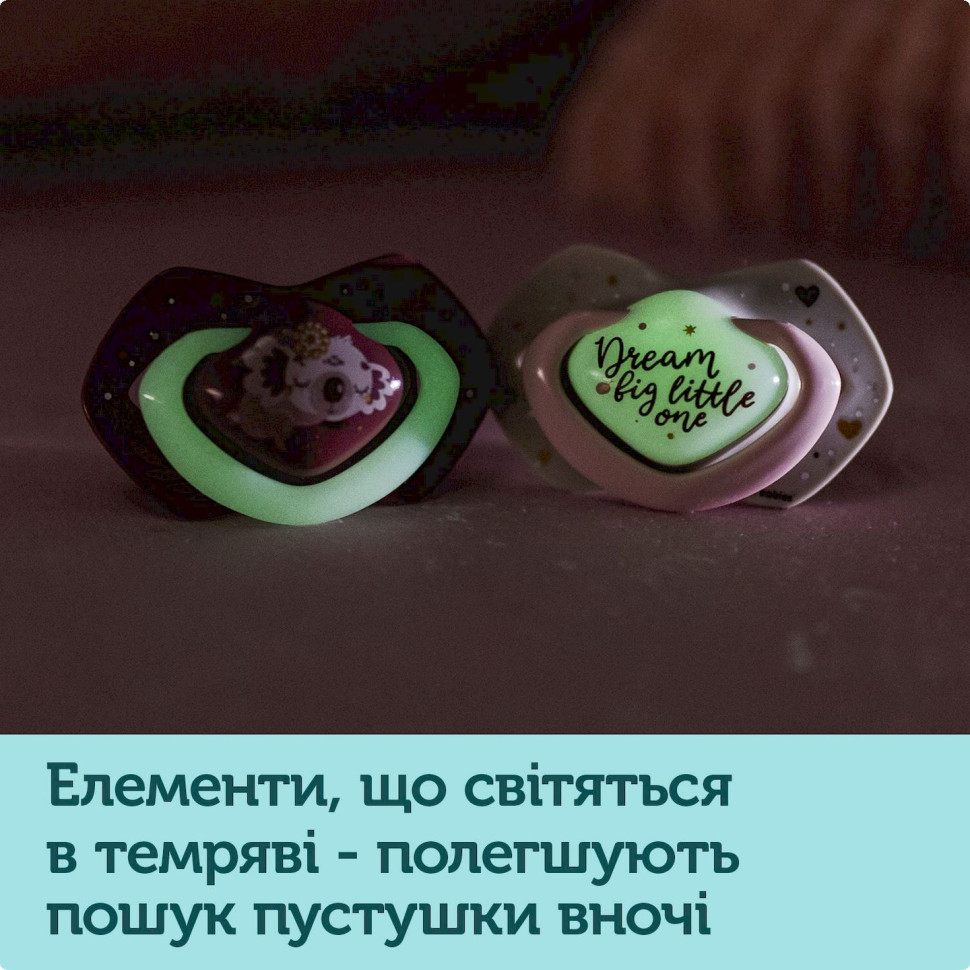 Пустышка силиконовая симметричная Sleepy Koala Canpol babies 22/660_pin 2 шт, 18+ месяцев