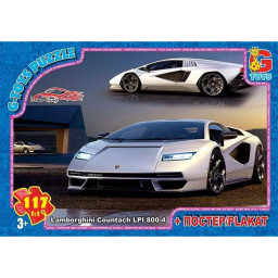 Пазл дитячий "Гараж мрії" G-Toys FW782, 117 елементів