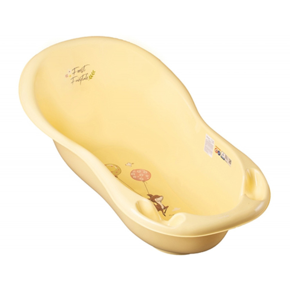 Ванночка для дітей Лісова казка Tega Baby FF-005-109 жовтий 102 см