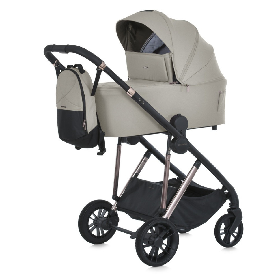 Детская универсальная коляска 2 в 1 COIL El Camino ME 1190 Cloud Beige