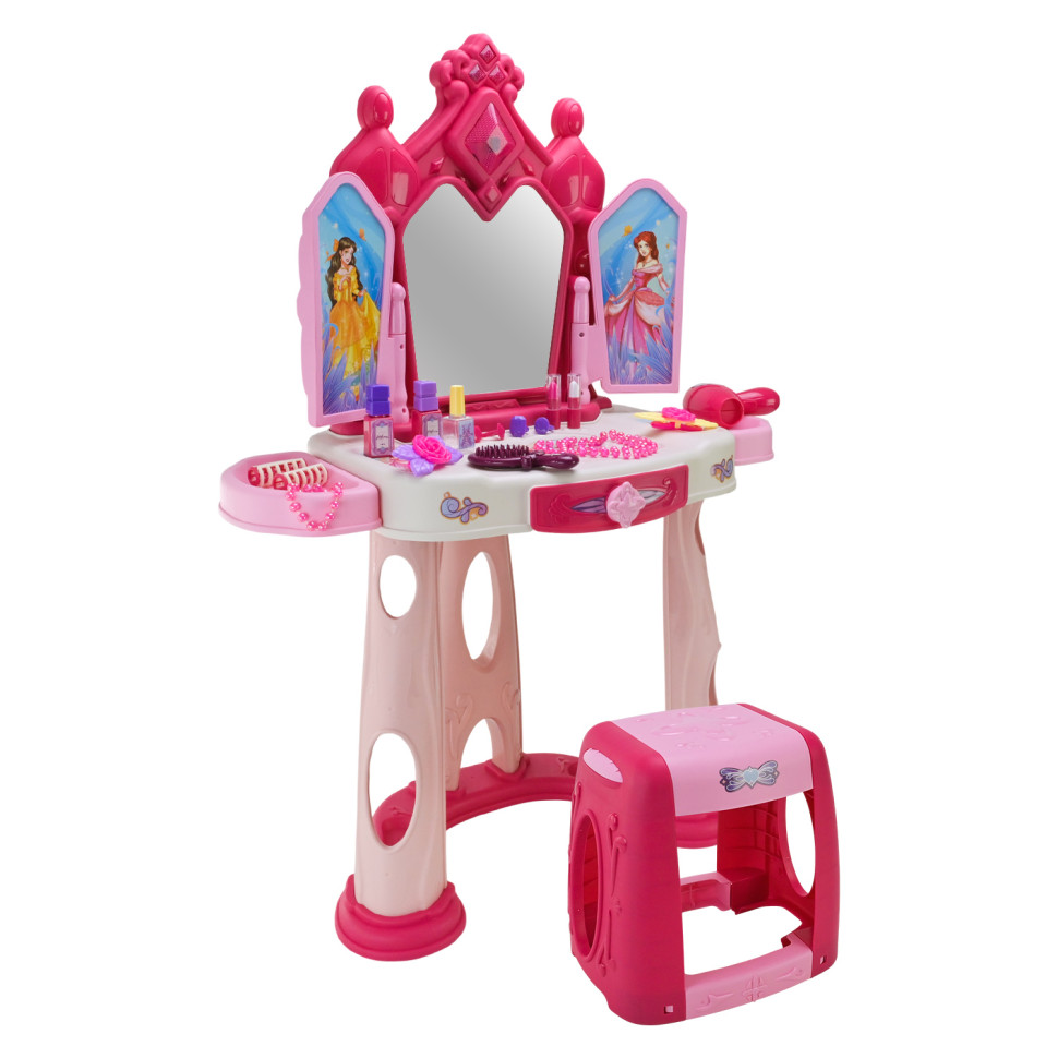 Ігровий набір Трюмо Dressing Table Bambi 1195 з аксесуарами, світло, музика