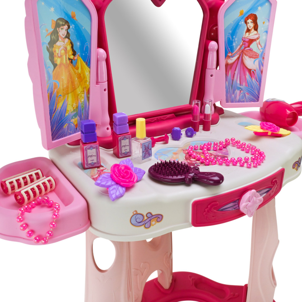 Ігровий набір Трюмо Dressing Table Bambi 1195 з аксесуарами, світло, музика