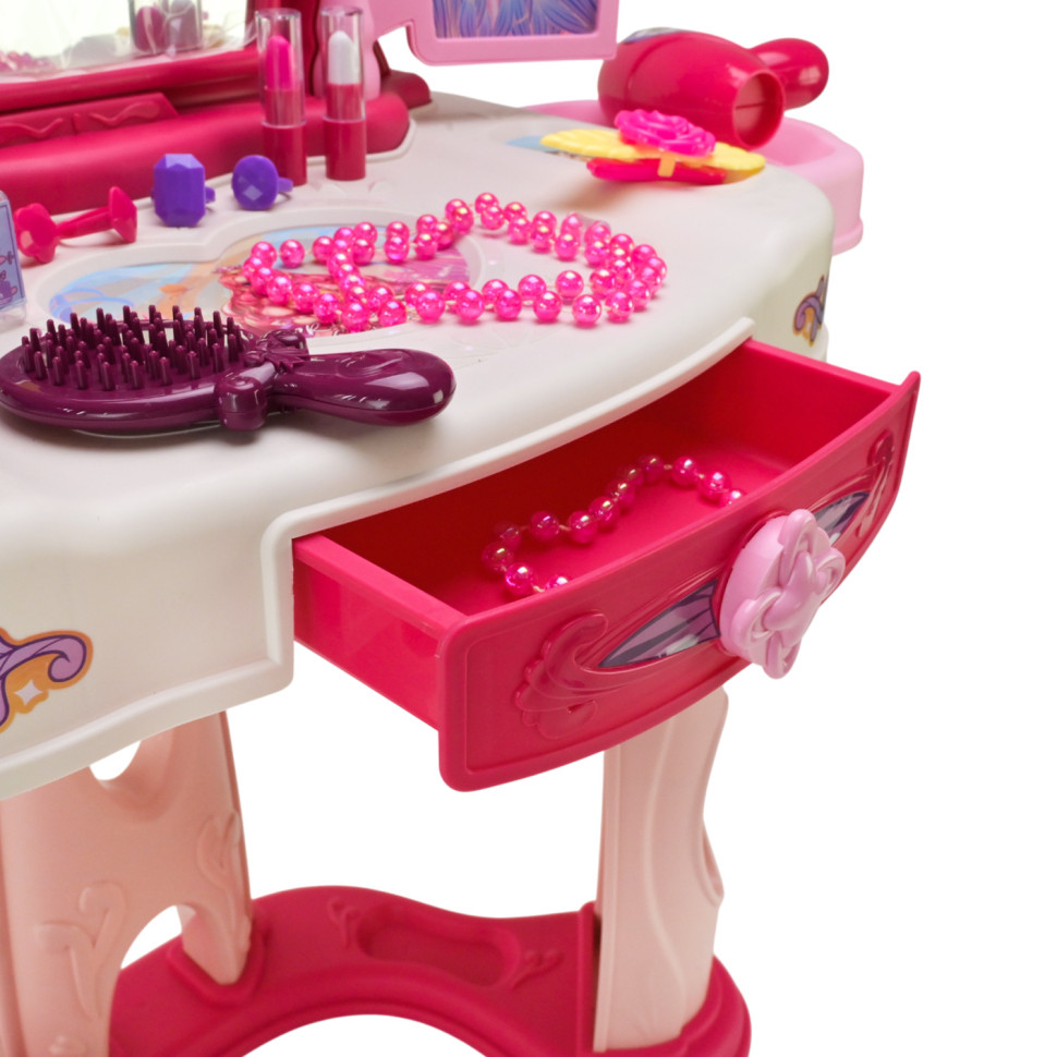 Ігровий набір Трюмо Dressing Table Bambi 1195 з аксесуарами, світло, музика