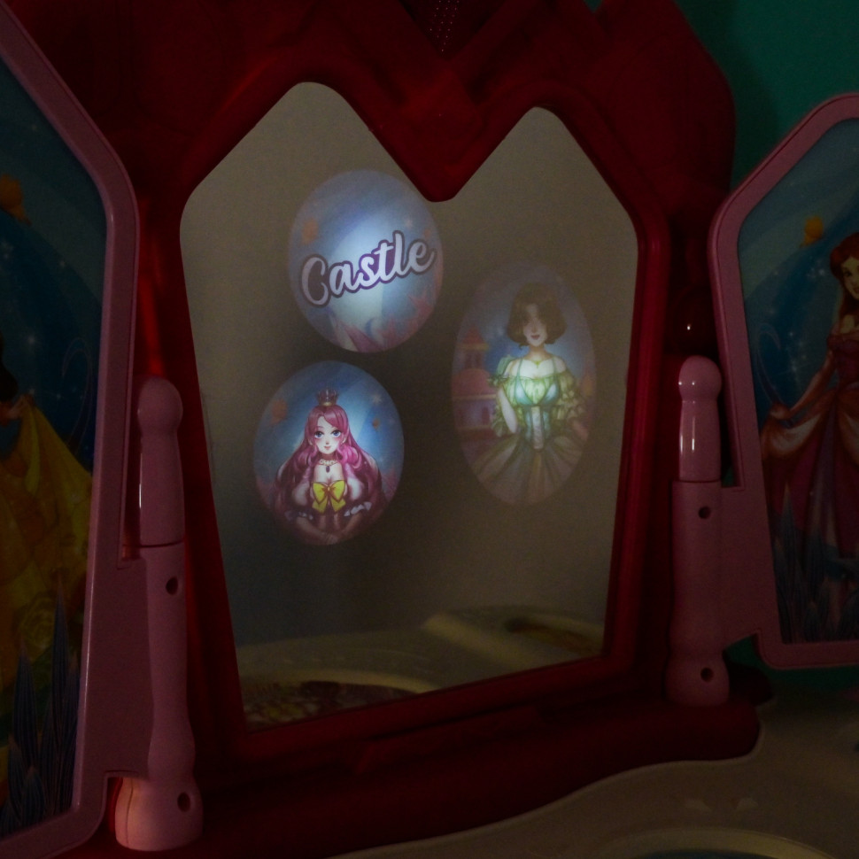 Ігровий набір Трюмо Dressing Table Bambi 1195 з аксесуарами, світло, музика
