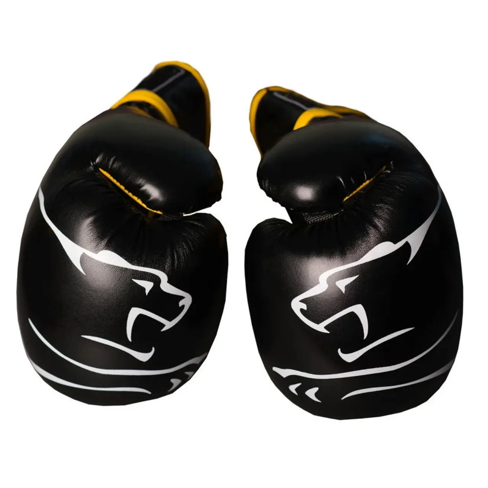 Боксерские перчатки Jagua PowerPlay PP_3018_10oz_Black/Yellow, Черно-Желтые 10 унций