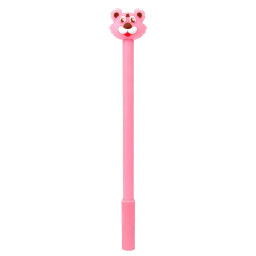 Ручка детская с игрушкой "Тигр" Bambi C0117-V(Pink) гелевая, синяя Ручка детская с игрушкой "Тигр" Bambi C0117-V(Pink) гелевая, синяя
