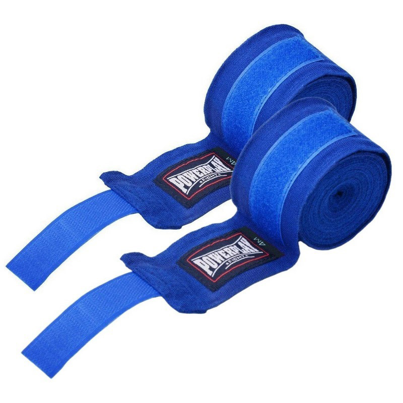 Бинти для боксу Lycra 3047 PowerPlay PP_3047_3m_Blue, Сині (3м)