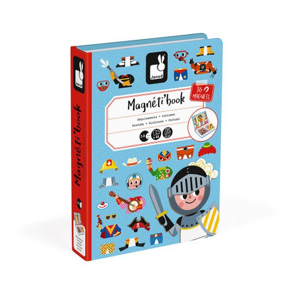 Магнітна книга Janod Наряди для хлопчика 36 ел. J02719