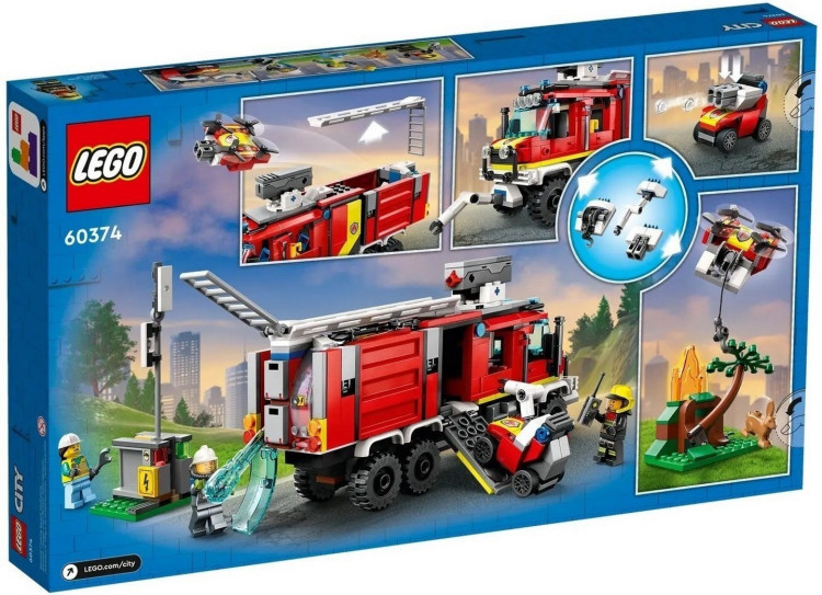 Конструктор LEGO City Пожарная машина 60374 | Goodtoys