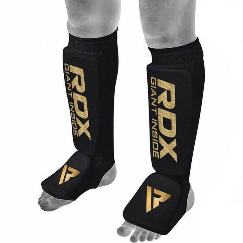 Захист гомілки та стопи Shin Instep Foam RDX Inc HYP-SIB-XL, Black/Golden, XL