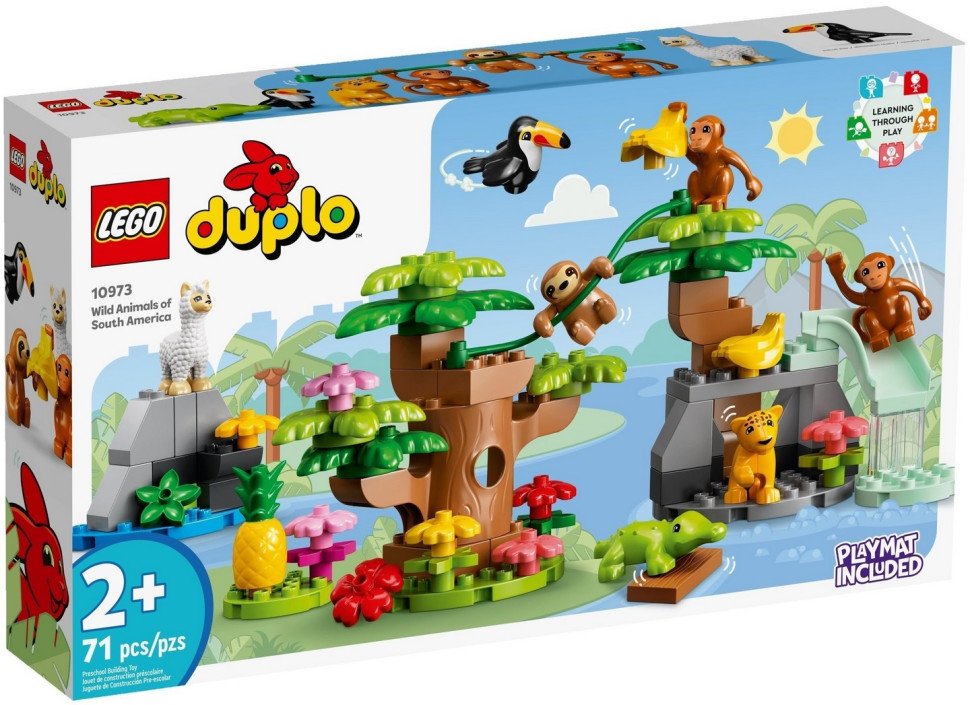 Конструктор LEGO DUPLO Town Дикі тварини Південної Америки 10973