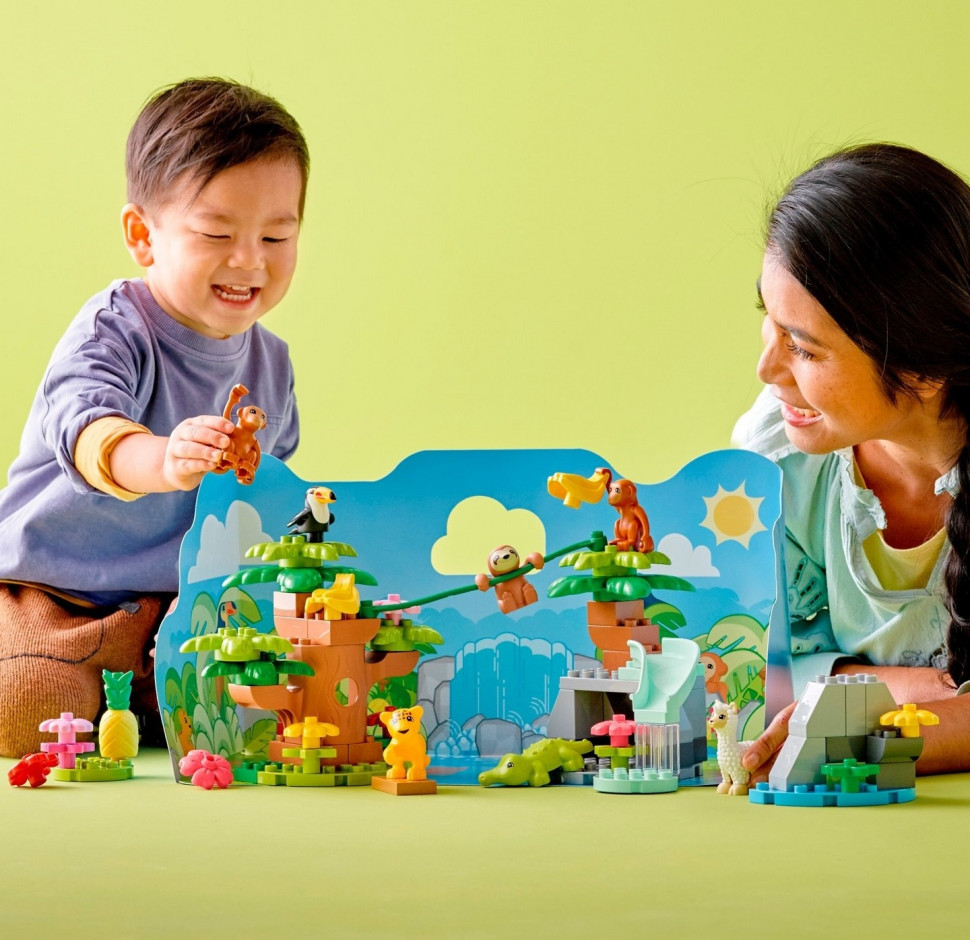 Конструктор LEGO DUPLO Town Дикі тварини Південної Америки 10973