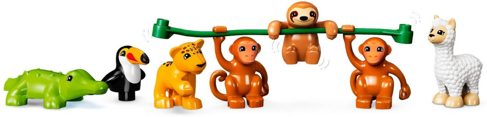 Конструктор LEGO DUPLO Town Дикі тварини Південної Америки 10973