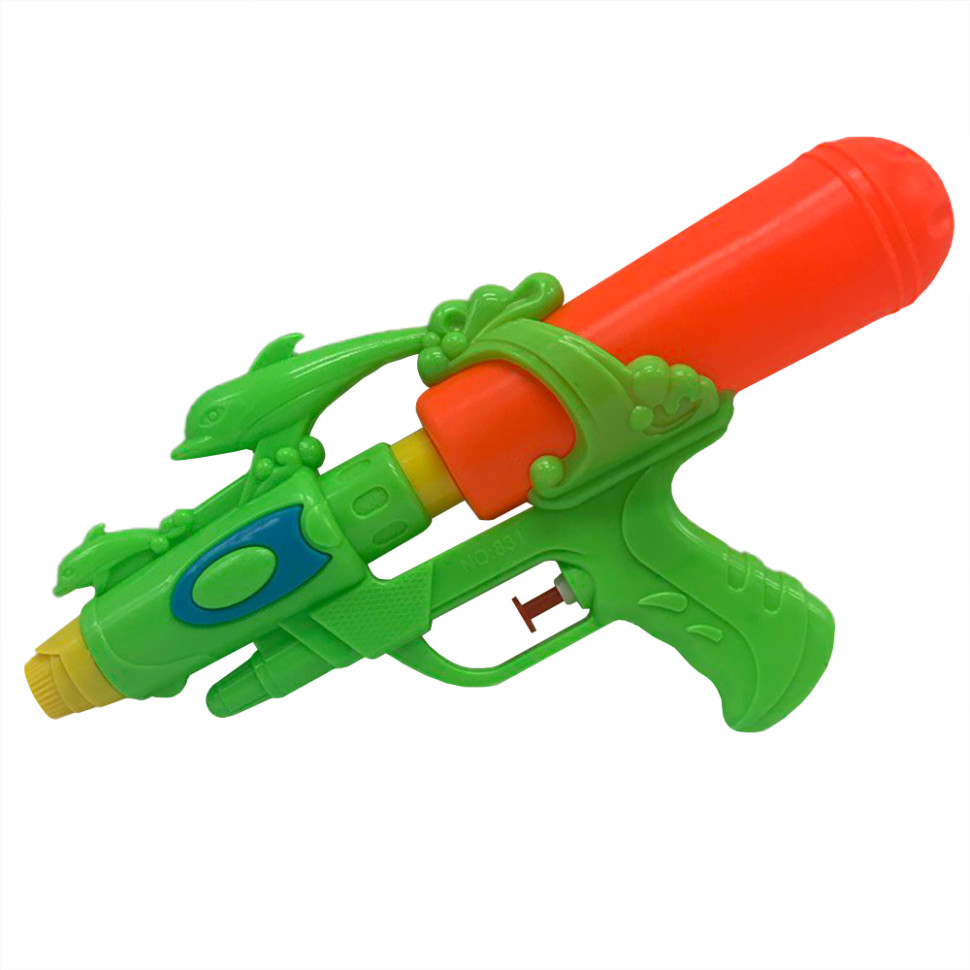 Дитячий водяний пістолет Bambi MR 0293(Green-Orange) розмір середній 27 см