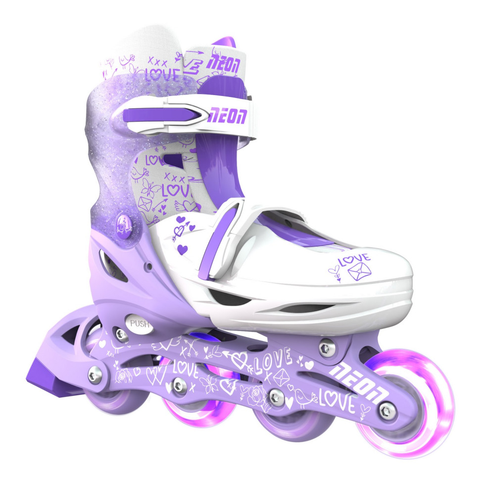 Роликові ковзани Neon COMBO SKATES Пурпурний (Розмір 34-38) NT10L4