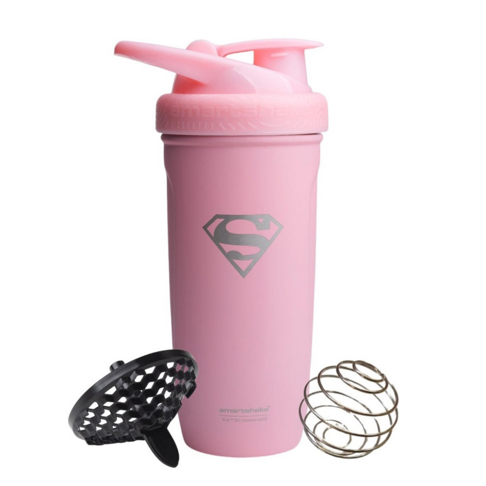 Шейкер спортивний Reforce Supergirl SmartShake 11150801 Pink 900 мл