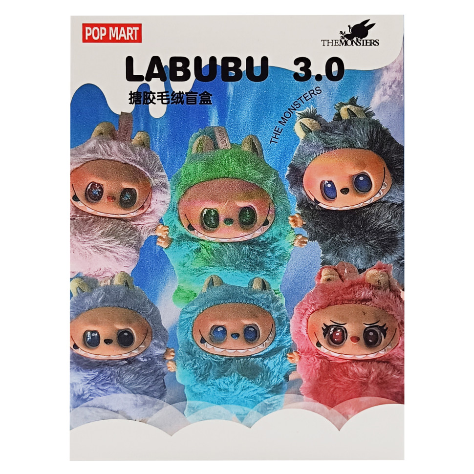 Детская мягкая игрушка-брелок The Monsters Labubu Bambi Labubu-4 в ассортименте