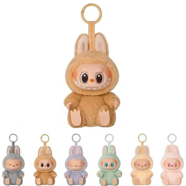 Детская мягкая игрушка-брелок The Monsters Labubu Bambi Labubu-4 в ассортименте