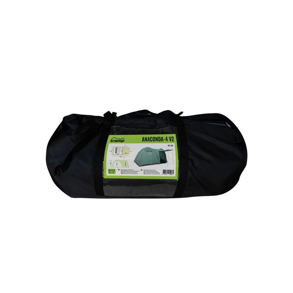 Намет туристичний Anaconda 4 (v2) Tramp UTRT-078 green