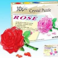 Пазлы 3D 9001 "Роза" 44 дет