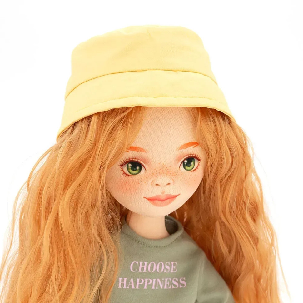 Дитяча м'яка лялька Санні ORANGE Sweet Sisters SS02-26 в зеленому світшоті