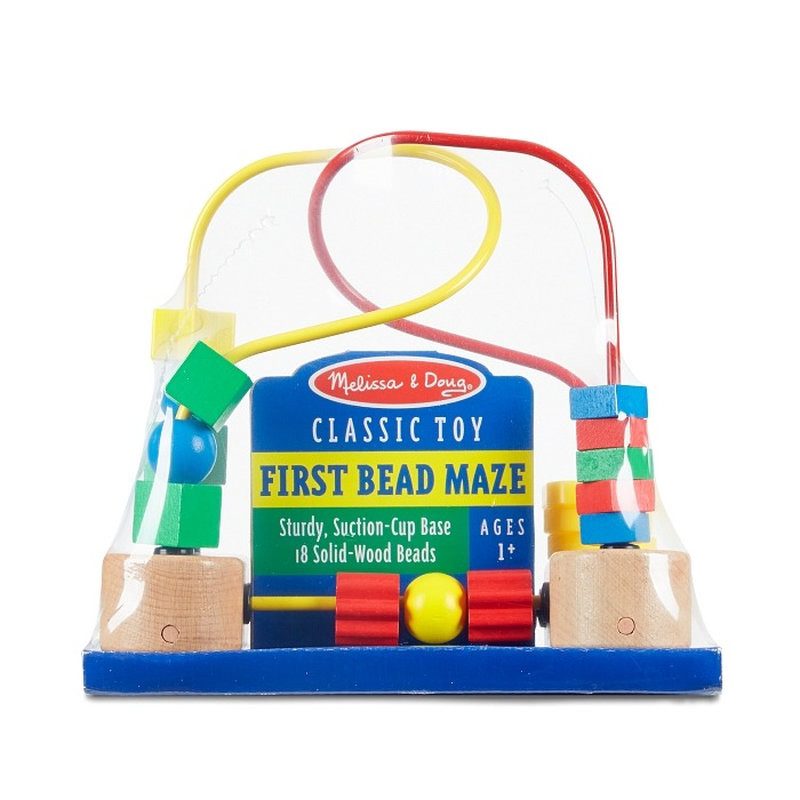 Класичний дерев'яний міні-лабіринт з намистинами Melissa&Doug MD13042