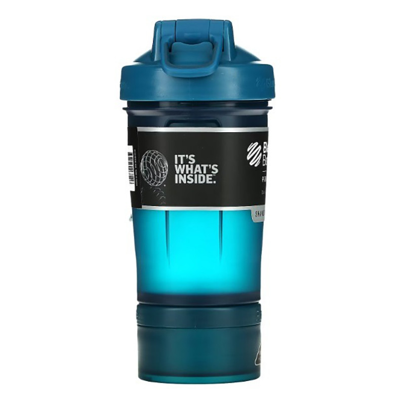 Шейкер спортивный ProStak BlenderBottle PS 22oz Navy, с 2-мя контейнерами, 650 ml