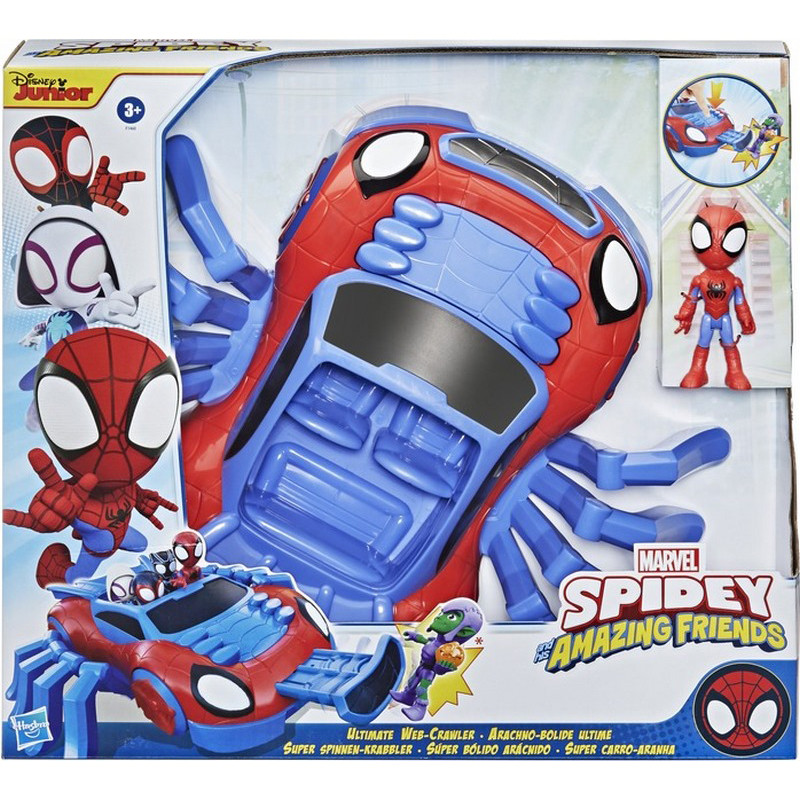 Игровой набор Человека-Паука Спайди Hasbro F1460 с машинкой