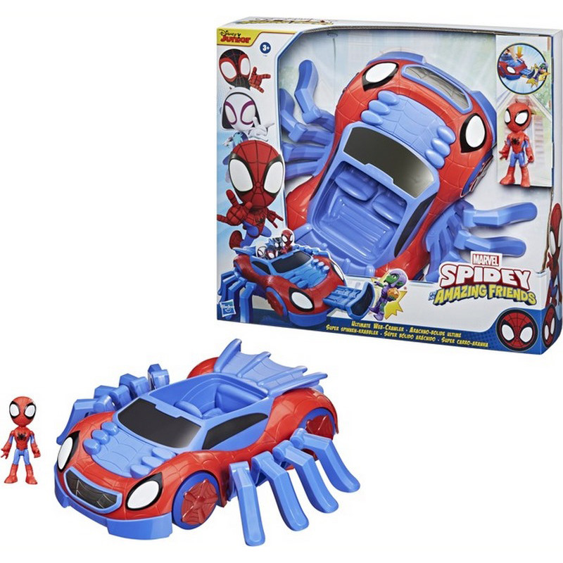 Игровой набор Человека-Паука Спайди Hasbro F1460 с машинкой