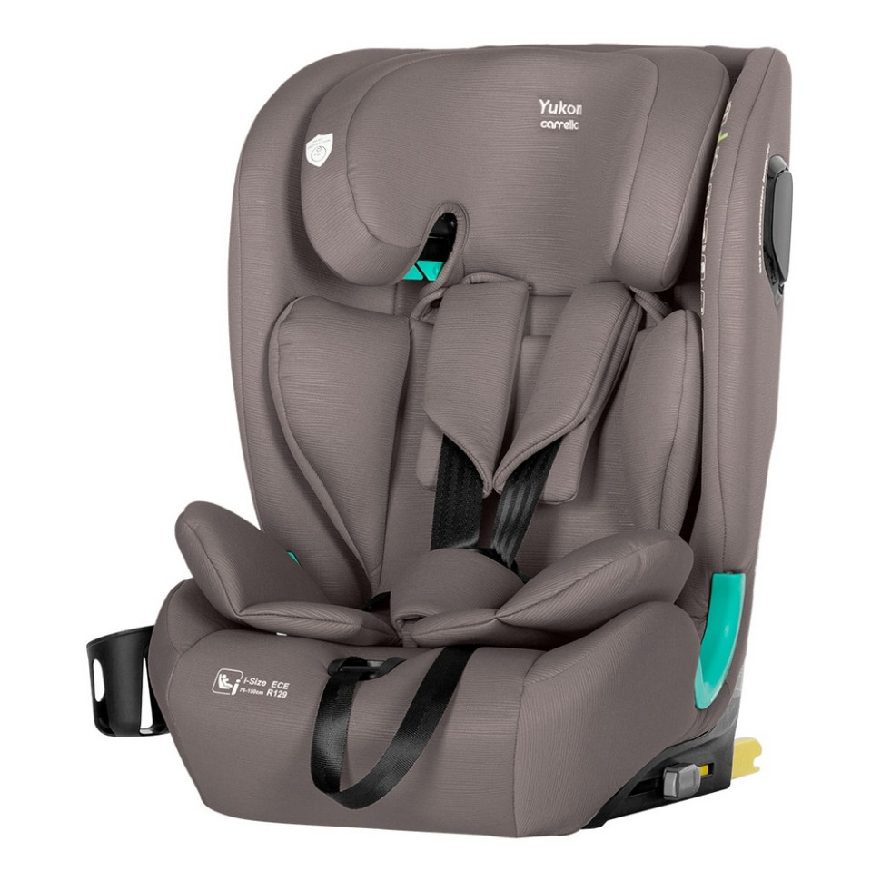 Автокрісло дитяче Yukon Carrello CRL-15808 Sandstone Beige, i-Size 76-150 см, ISOFIX 