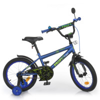 Велосипед дитячий PROF1 Y1672-1 16 дюймів, синій