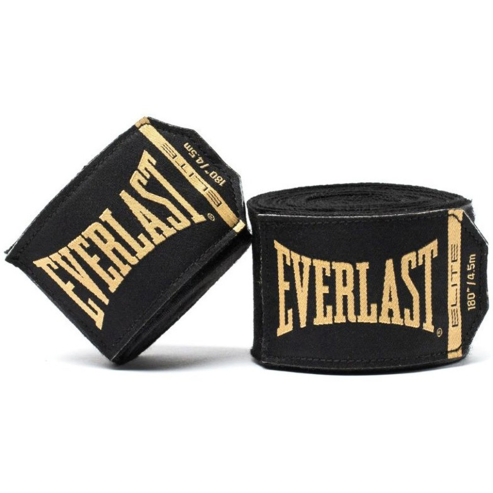 Бинты ELITE HANDWRAPS Everlast P00003323 черный 457,2 см