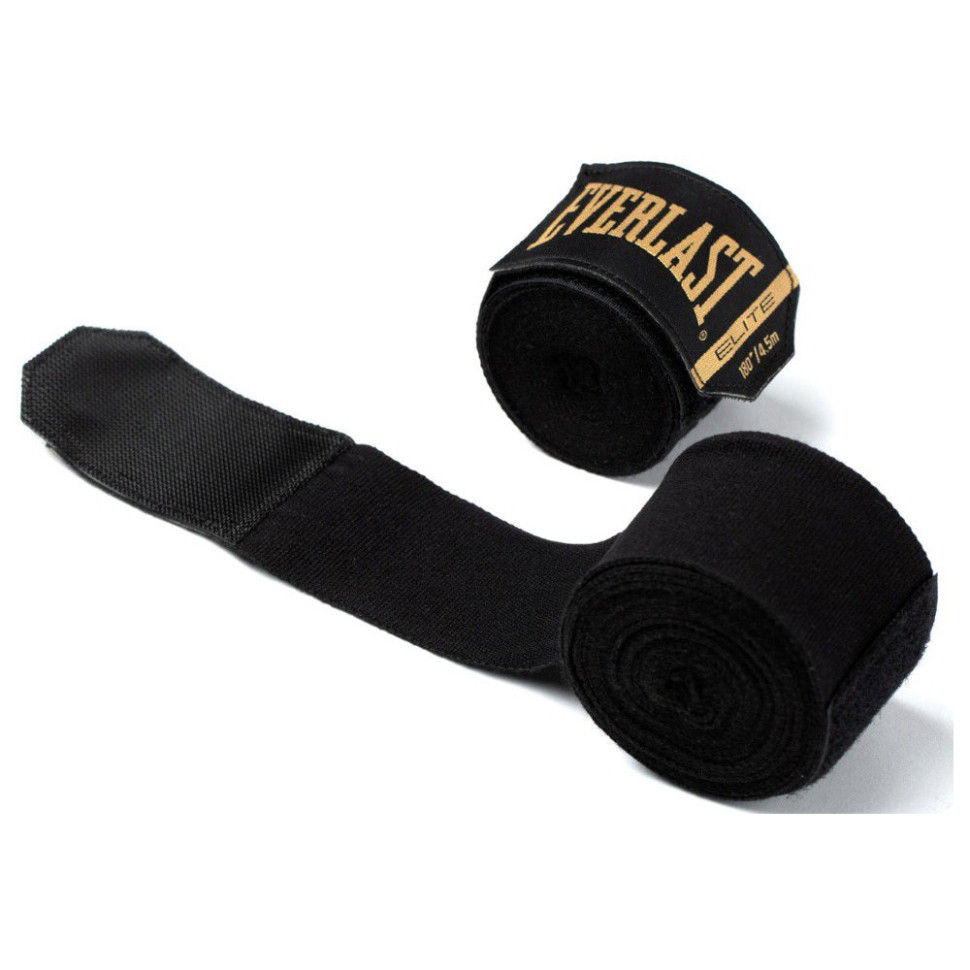 Бинты ELITE HANDWRAPS Everlast P00003323 черный 457,2 см