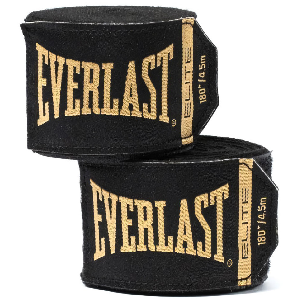 Бинты ELITE HANDWRAPS Everlast P00003323 черный 457,2 см