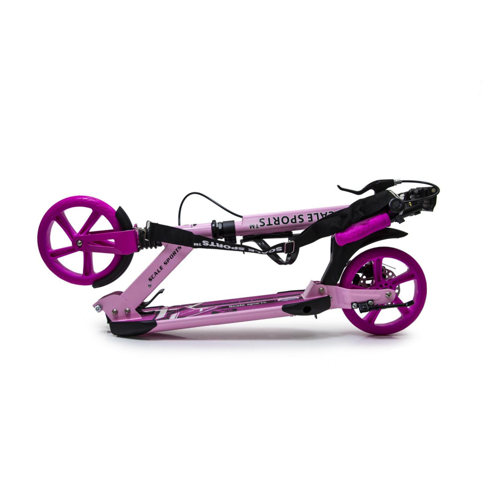 Самокат двухколесный Scale Sports 1565716456 SS-04 Pink, дисковый тормоз