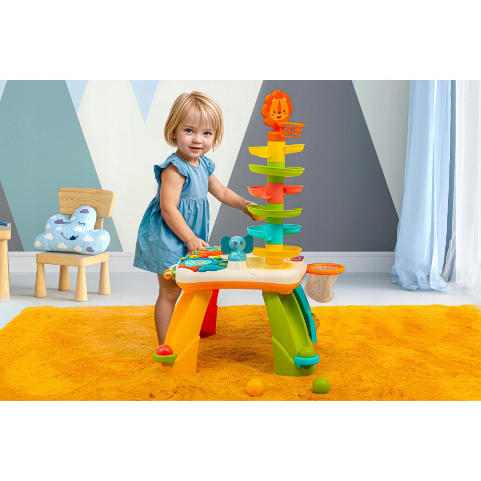 Игровой развивающий столик Safari Bambi SAF1, 6 шариков, 4 мелодии