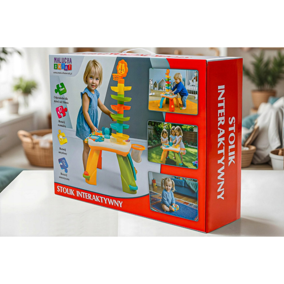 Игровой развивающий столик Safari Bambi SAF1, 6 шариков, 4 мелодии