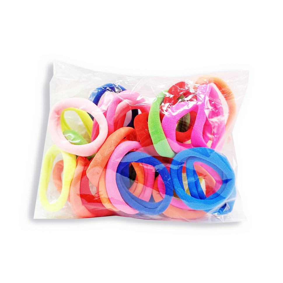 Набор резинок для волос La-beauty 0307-1132, 30 штук, микрофибра