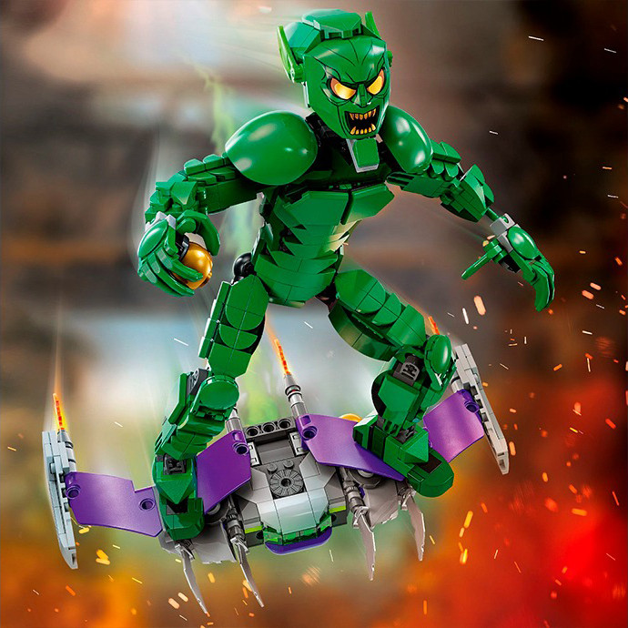 Конструктор LEGO Marvel Фигурка Зеленого гоблина 76284, 471 деталь