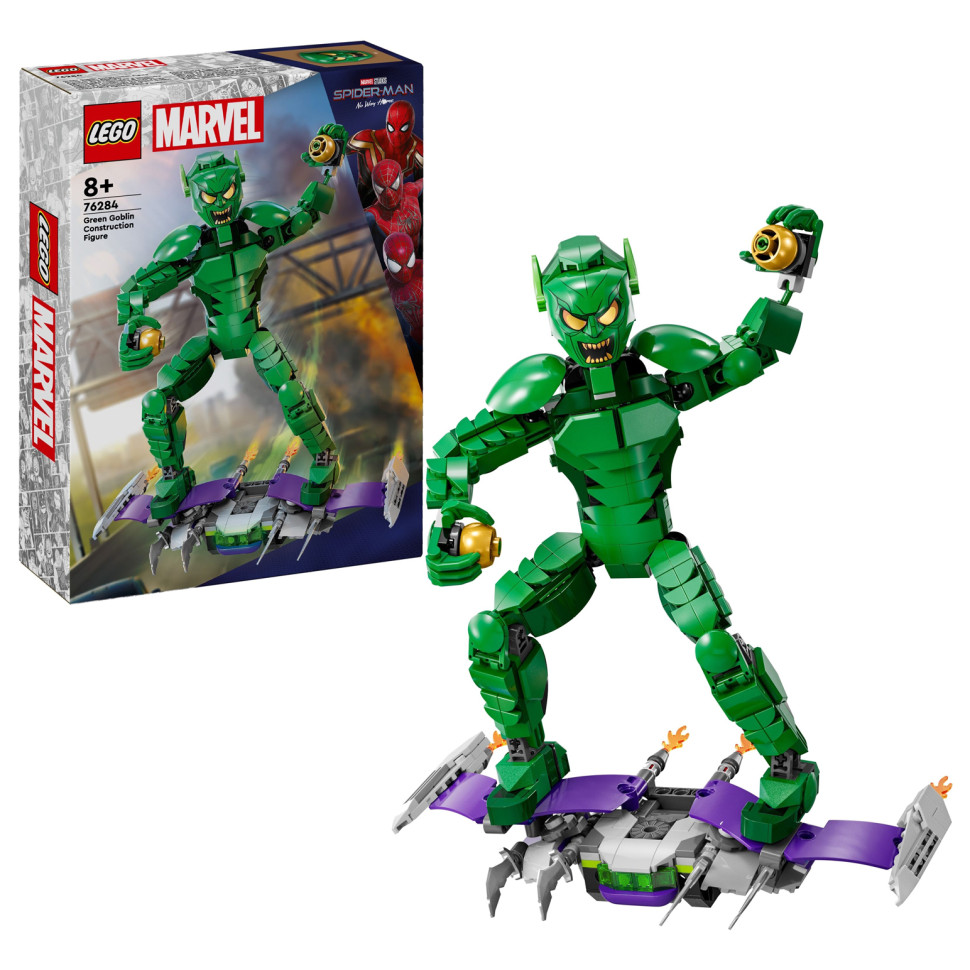 Конструктор LEGO Marvel Фигурка Зеленого гоблина 76284, 471 деталь