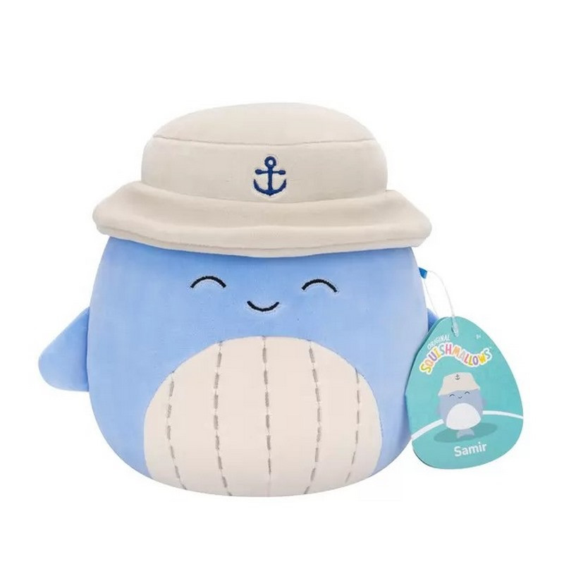 Мягкая игрушка СИНИЙ КИТ САМИР В ПАНАМЕ Squishmallows SQCR06593, 19 см