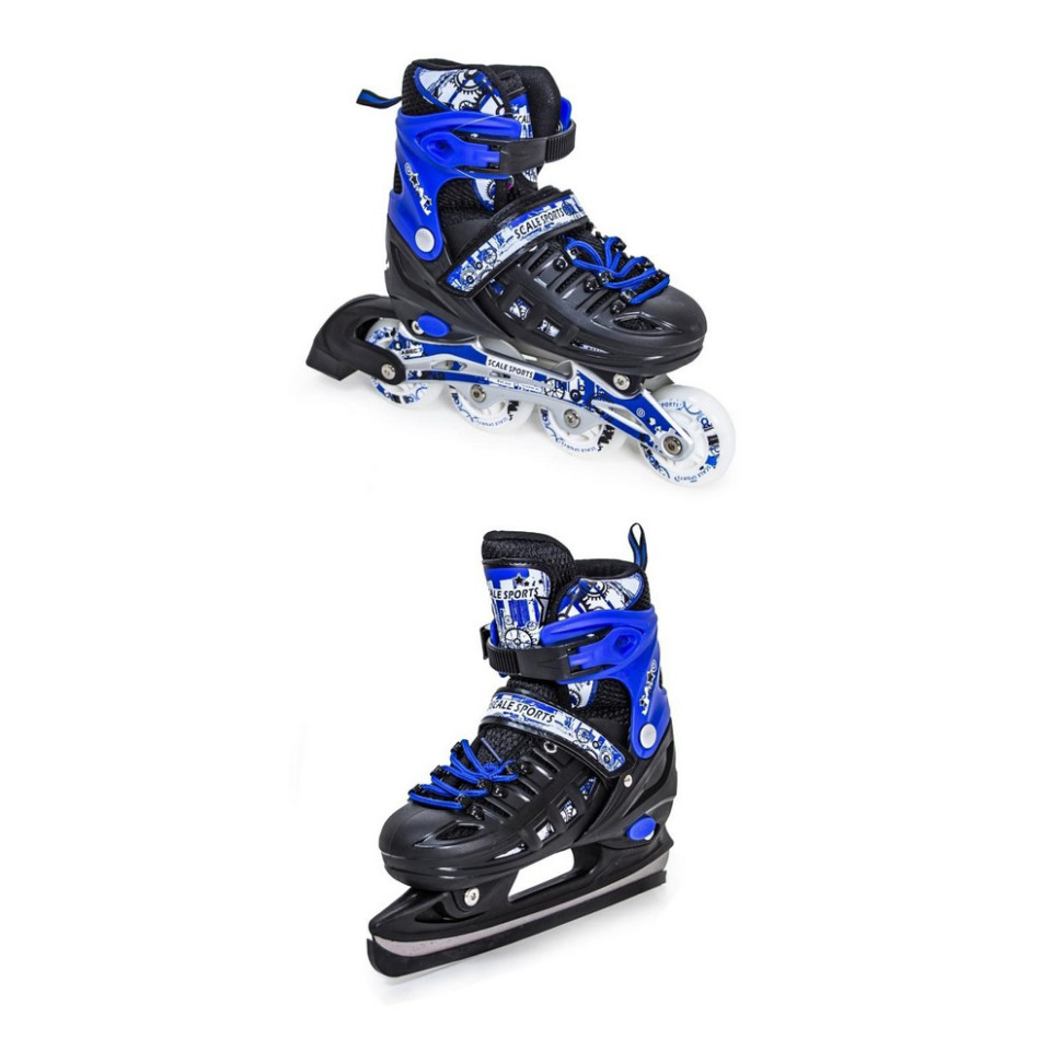 Детский набор ролики-коньки 2 в 1 Scale Sports 614500120-S размер 29-33