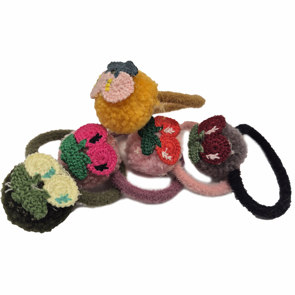 Резинка для волосся в'язана 