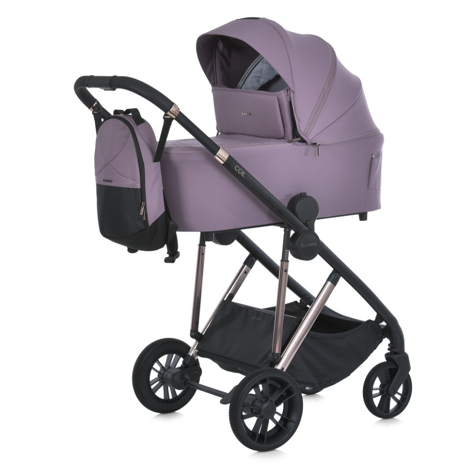 Детская универсальная коляска 2 в 1 COIL El Camino ME 1190 Grape Pink