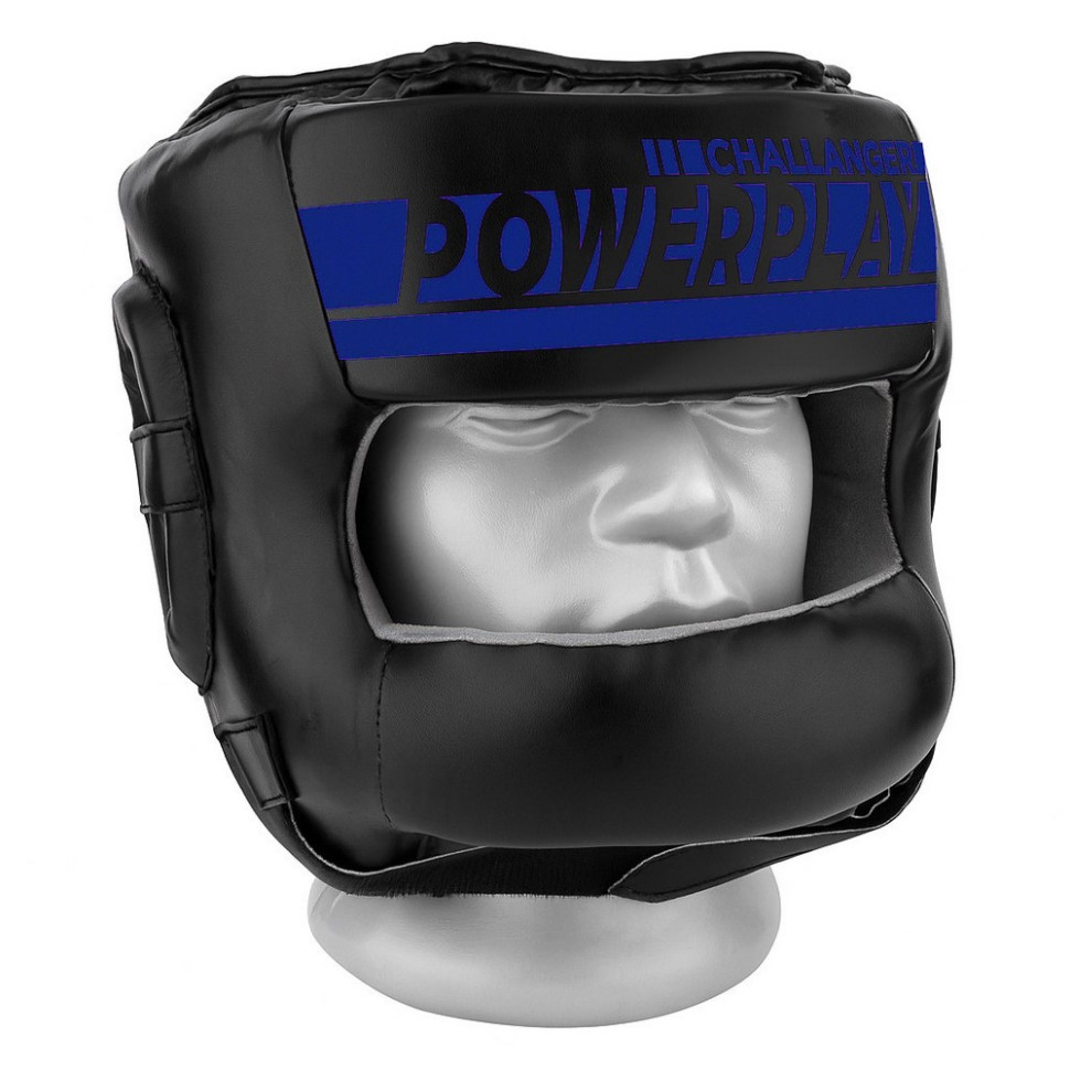 Боксерский шлем тренировочный с бампером 3067 Challanger PowerPlay PP_3067_L_Navy, размер L