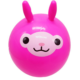 Детский мяч "Рожки" Bambi MS 4524(Pink) 9 дюймов