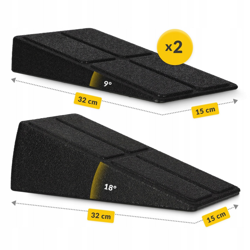 Клин-платформа для приседаний и растяжки Slant Board 4FIZJO P-5905973400312 