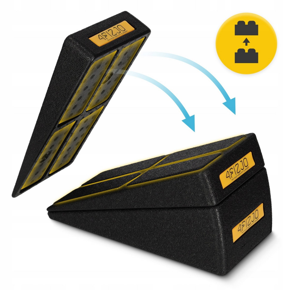 Клин-платформа для приседаний и растяжки Slant Board 4FIZJO P-5905973400312 