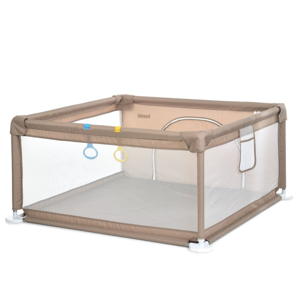 Дитячий манеж Bambi MR 1339-BG, бежевий, ширина з ніжками 132 см