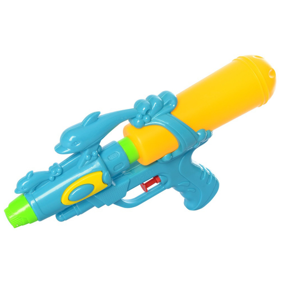 Дитячий водяний пістолет Bambi MR 0293(Blue-Yellow) розмір середній 27 см